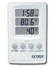 Combines 3 displays for Time, Temperature, and Humidity