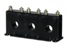 A three-phase terminal style current transformer must be used with GIMA three phase meters. The current transformer is equipped with terminals to permit easy connection to the GIMA units. These terminals are #8-32 brass studs and come with a flatwasher, lockwasher and a regular nut (leads are not provided).